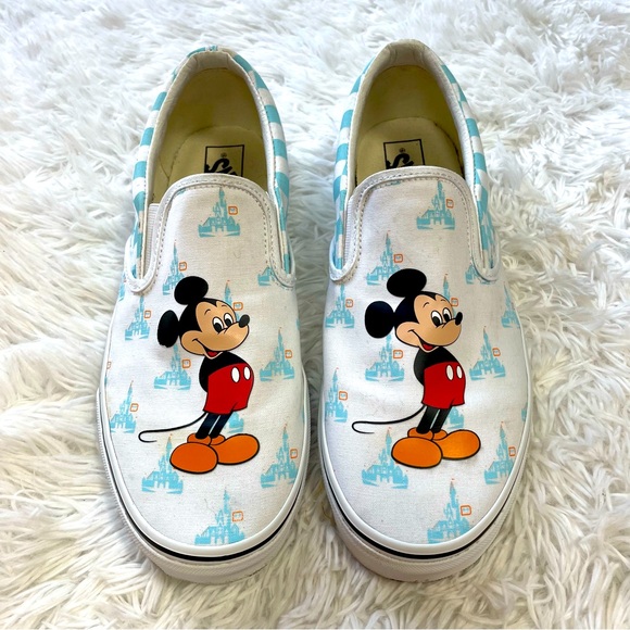 Vans Shoes - VANS Disney World 50th Anniversary Mickey Mouse Slip On Sneaker